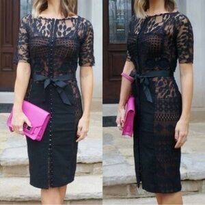 BYRON LARS BEGUILE ANTHROPOLOGIE CARISSIMA SHEATH DRESS